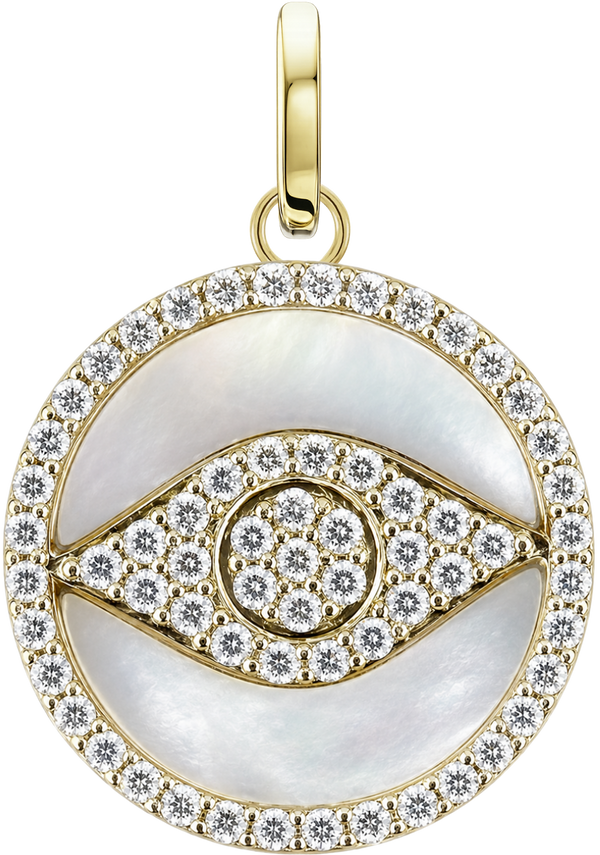 Iridescent Eye Medallion