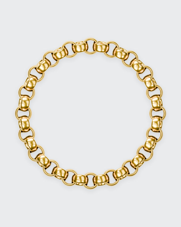 Rolo Chain Bracelet in 14K yellow gold