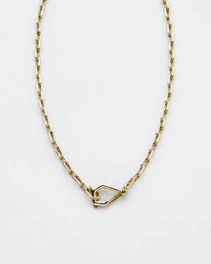 Elongated Cable Chain Necklace