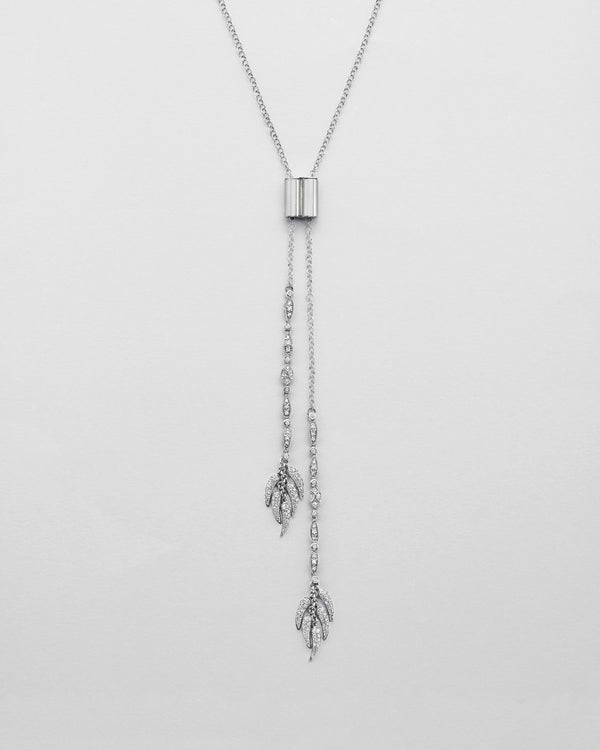 Diamond Leaf Bolo Lariat