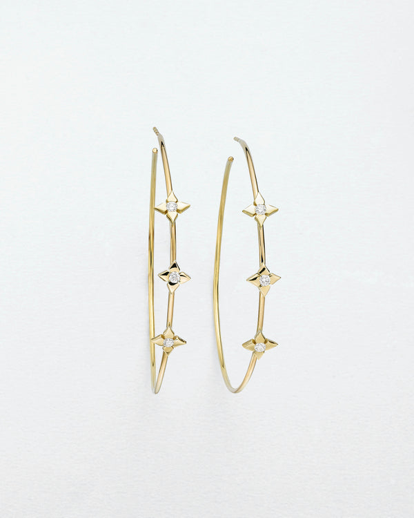 Hula Clover Trio Earrings