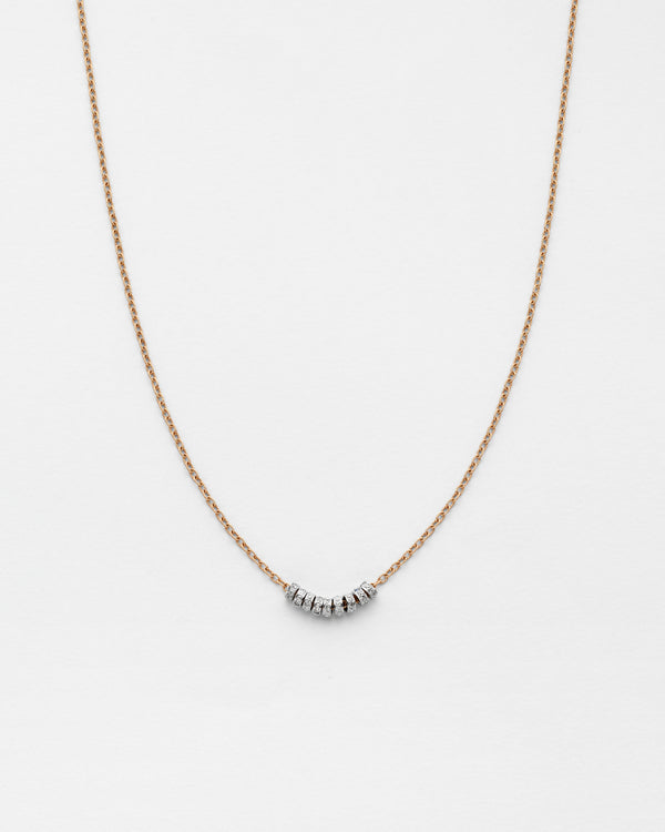 Chain Reaction Rondel Necklace