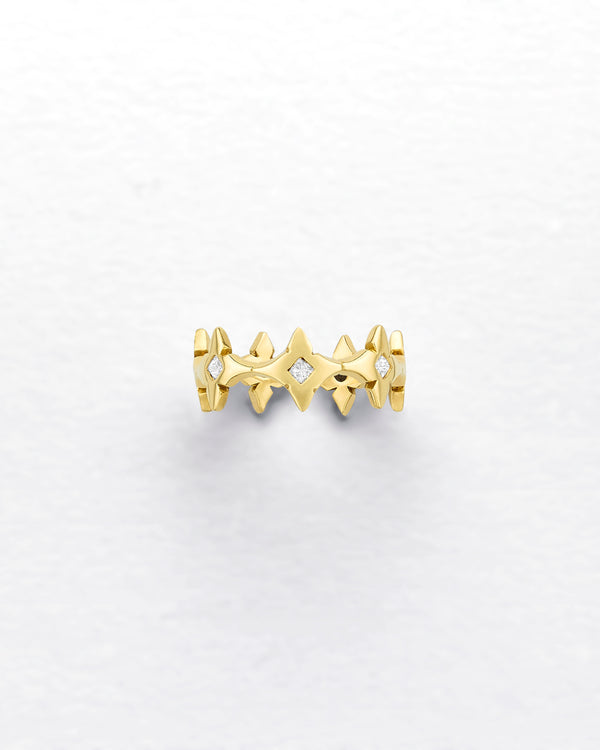 Clover Princess Eternity Ring