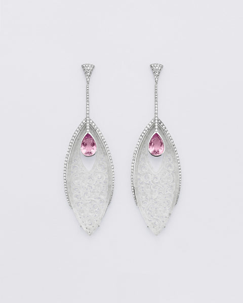 La Crème Jaded Earrings