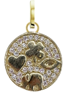 Charm - Fortune Icons Medallion