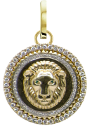 Charm - Majestic Lion Medallion