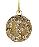 Charm - Radiant Om Medallion