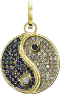 Charm - Yin Yang Medallion