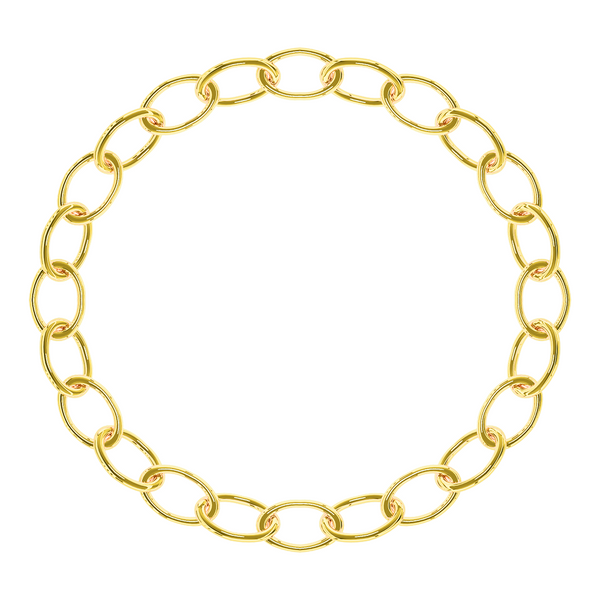 Oval Chain Bracelet - product view