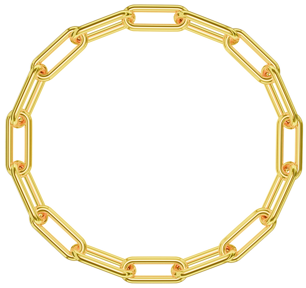 Paperclip Chain Bracelet - product view