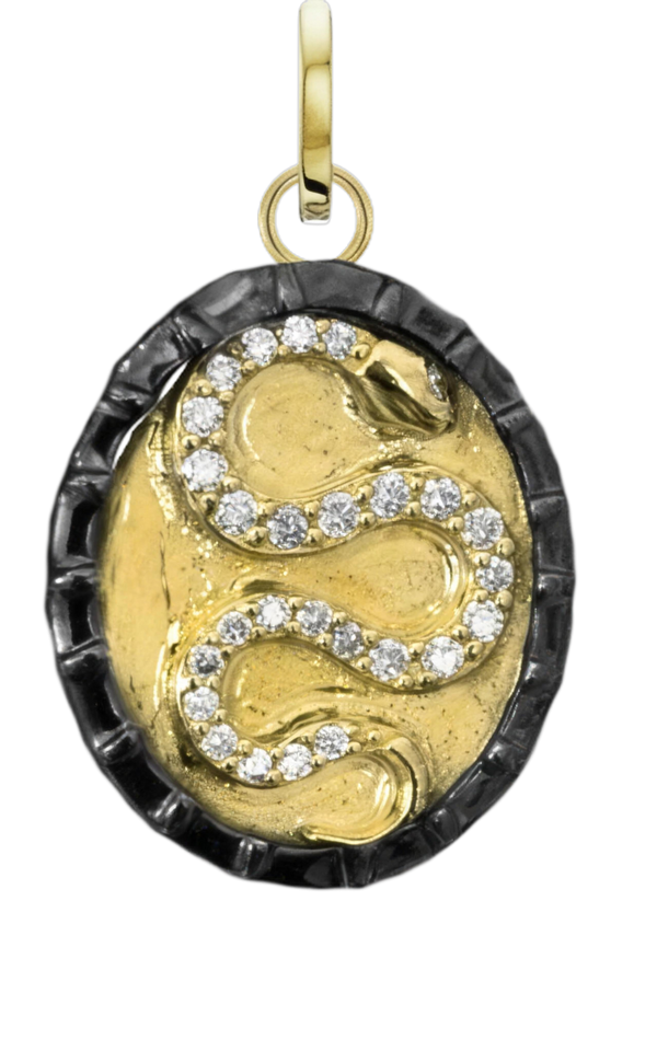 Charm - Serpent Cameo Charm