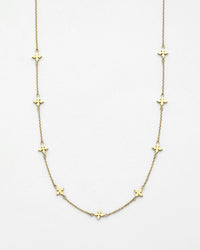 Chain Reaction Cut Out Clover Necklace