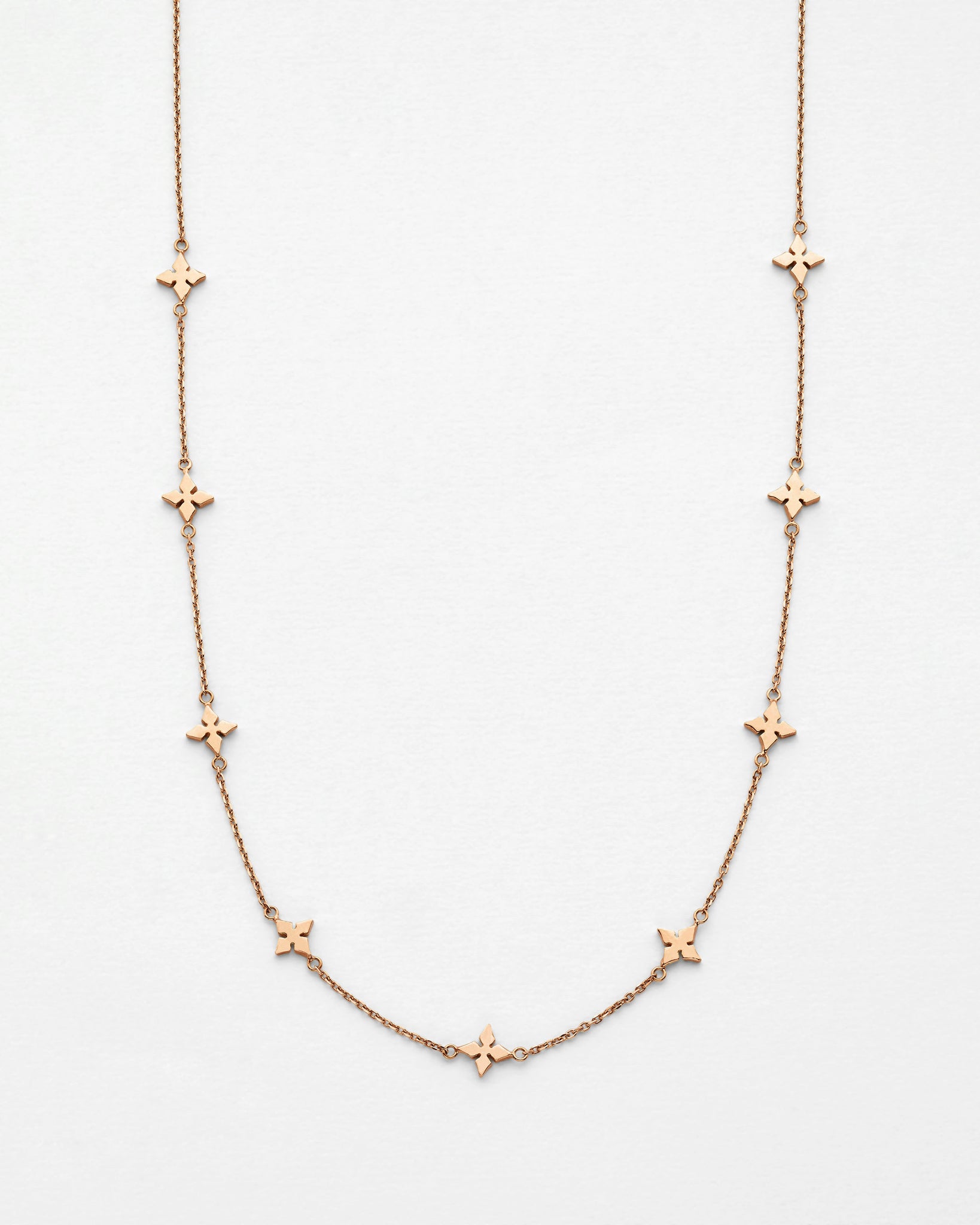 Chain Reaction Cut Out Clover Necklace
