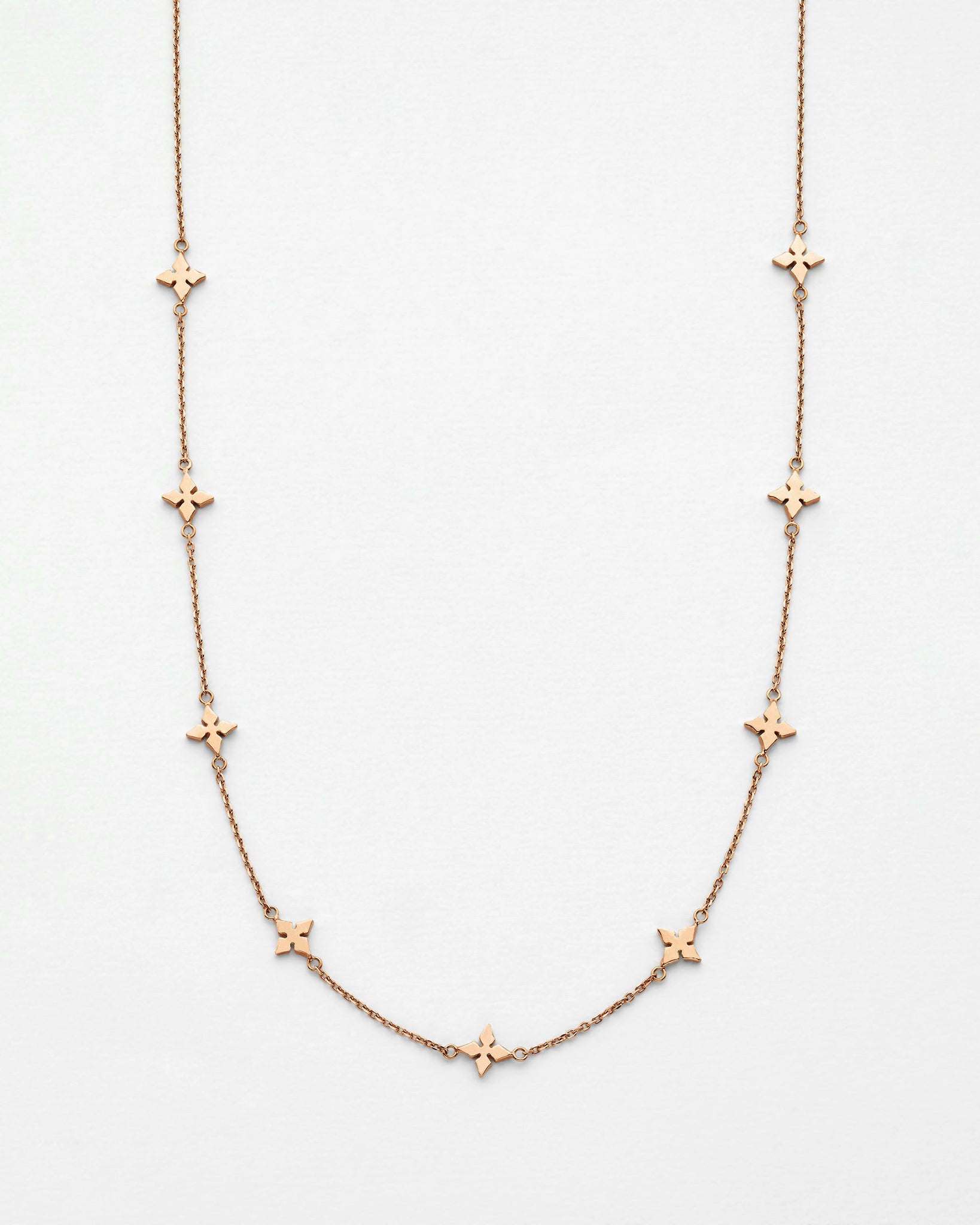 Chain Reaction Cut Out Clover Necklace