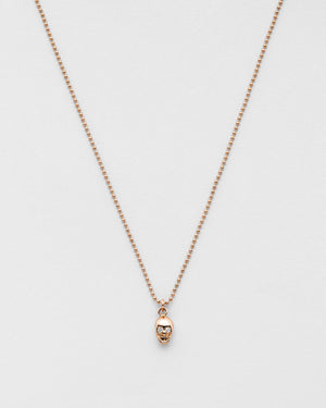Chain Reaction Skull Necklace