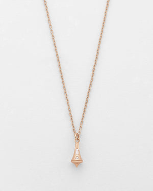 Chain Reaction Pendulum Bell Necklace