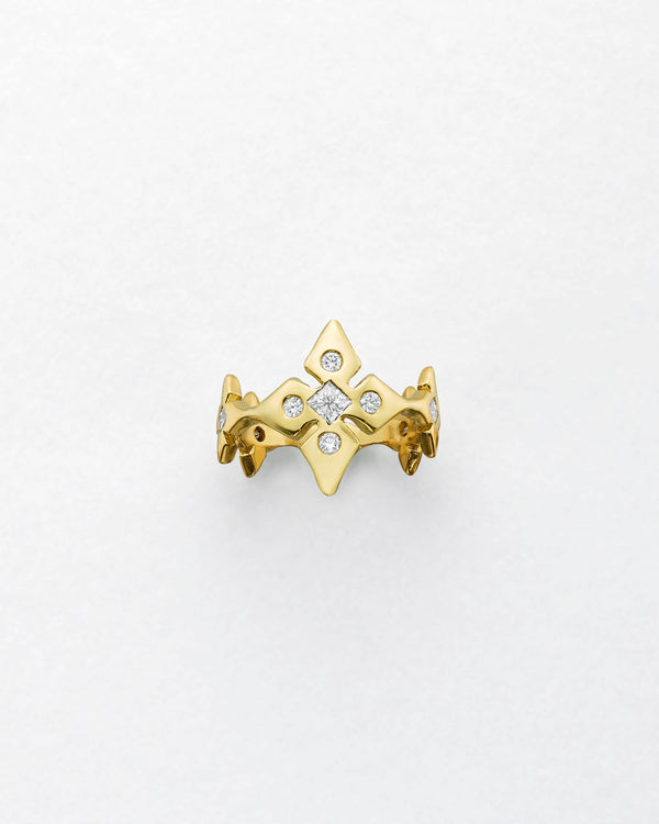 Jumbo Clover Eternity Ring