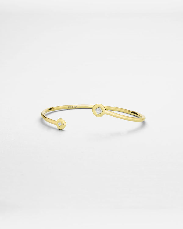 Duet Medallion Cuff