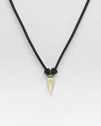 Black Butter Pendulum Necklace