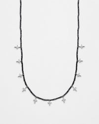 Strung Out Black Twinkling Star Necklace