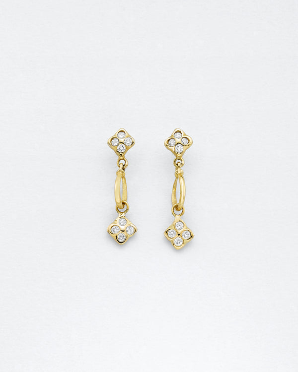 Small Fleur Cirque Fleur Earrings