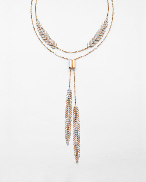 Fine Feather Bolo Lariat