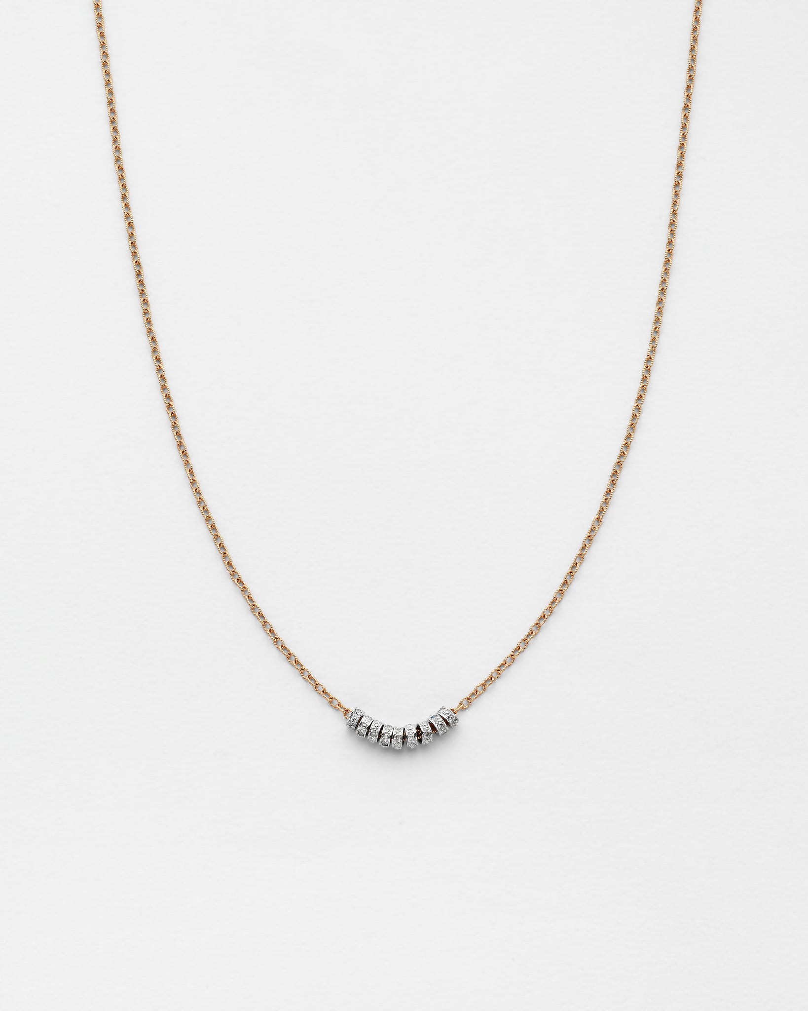 Chain Reaction Rondel Necklace