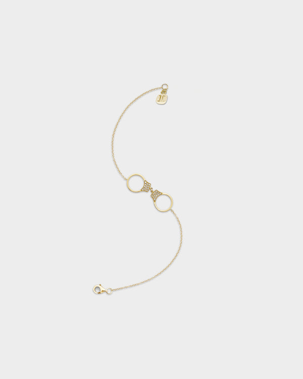 Golden Handcuff Bracelet