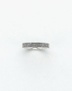 White Diamond Midi Ring