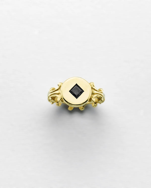 Romantica Classic Black Diamond Ring