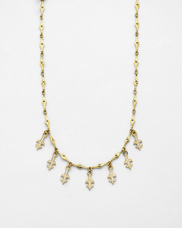 Libertine Multi Fleur de Lis Necklace