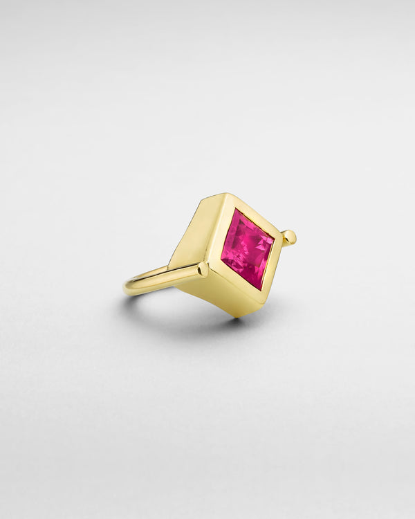 La Crème Pink Tourmaline Cocktail Ring