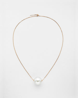 Ball and Chain Pearl Necklace