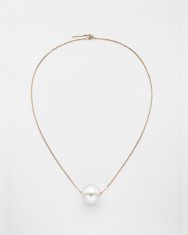 Ball and Chain Pearl Necklace
