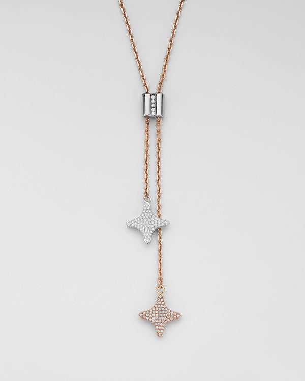 Clover Croix Reversible Bolo Lariat