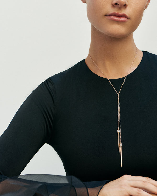 Split Ends Spike Lariat