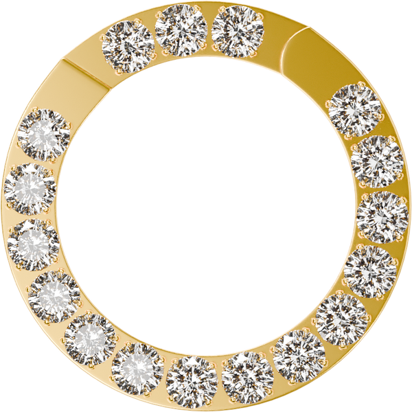 Diamond-set Magic Middle ring